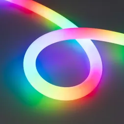 Светодиодная лента герметичная Arlight SPI-MOONLIGHT-TOP-F180-D25mm 12V RGB-PX2 360deg (20 W/m, IP65