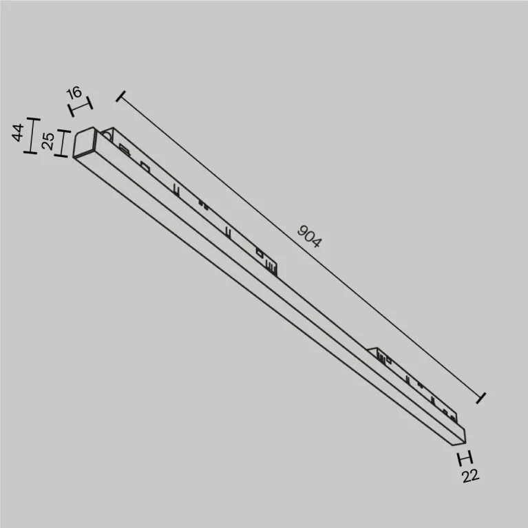 Трековый магнитный светильник Maytoni Basis TR030-4-30WTW-DSZ-W в Нижнем Новгороде