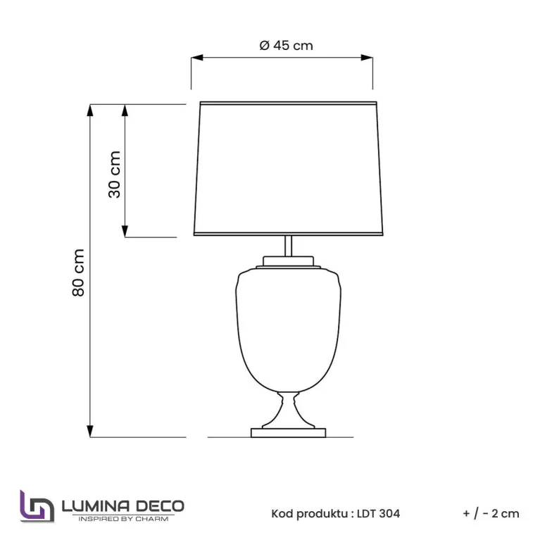 Настольная лампа Lumina Deco Olimpia LDT 304 CHR+BK в Нижнем Новгороде