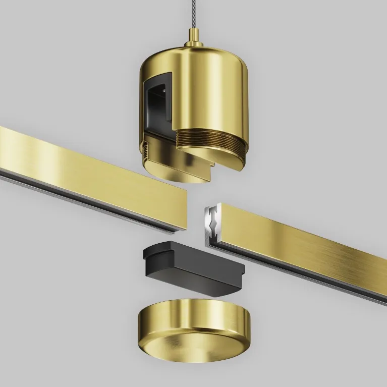 Подвес тросовый с прямым коннектором питания Maytoni Flarity TRA157SW-IPC1-BS в Нижнем Новгороде
