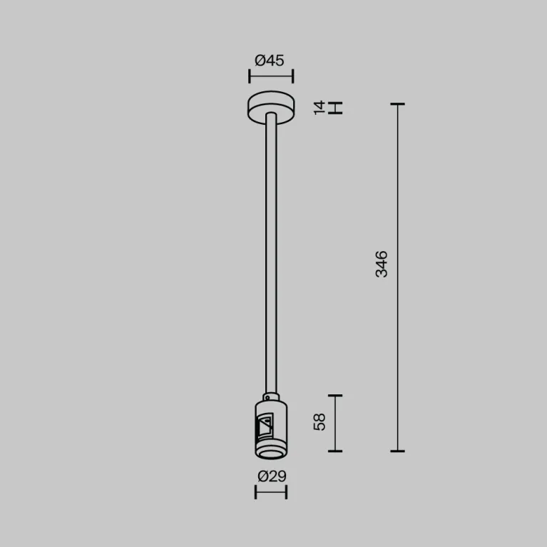 Крепление потолочное с вводом питания Maytoni Flarity TRA158C-B1-B в Нижнем Новгороде