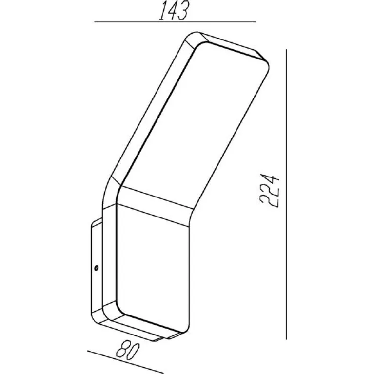 Уличный настенный светодиодный светильник Deko-Light Gruis 731054 в Нижнем Новгороде