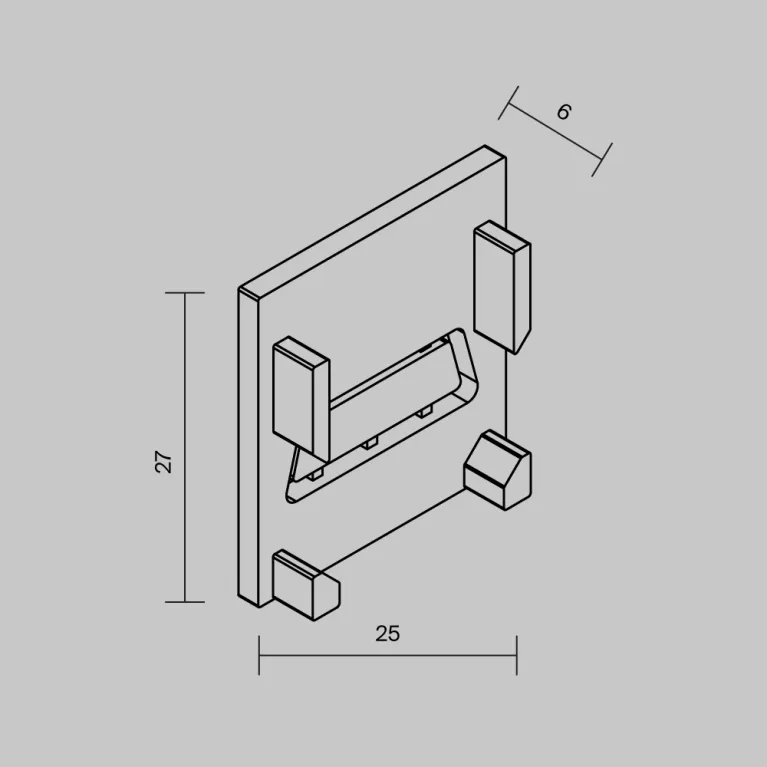 Комплект заглушек для алюминиевого профиля Maytoni Exility IP O-TR002-EC в Нижнем Новгороде