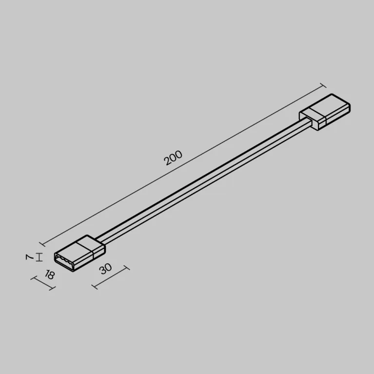 Гибкий коннектор для токоведущей ленты Maytoni Exility IP O-TR002-SC в Нижнем Новгороде