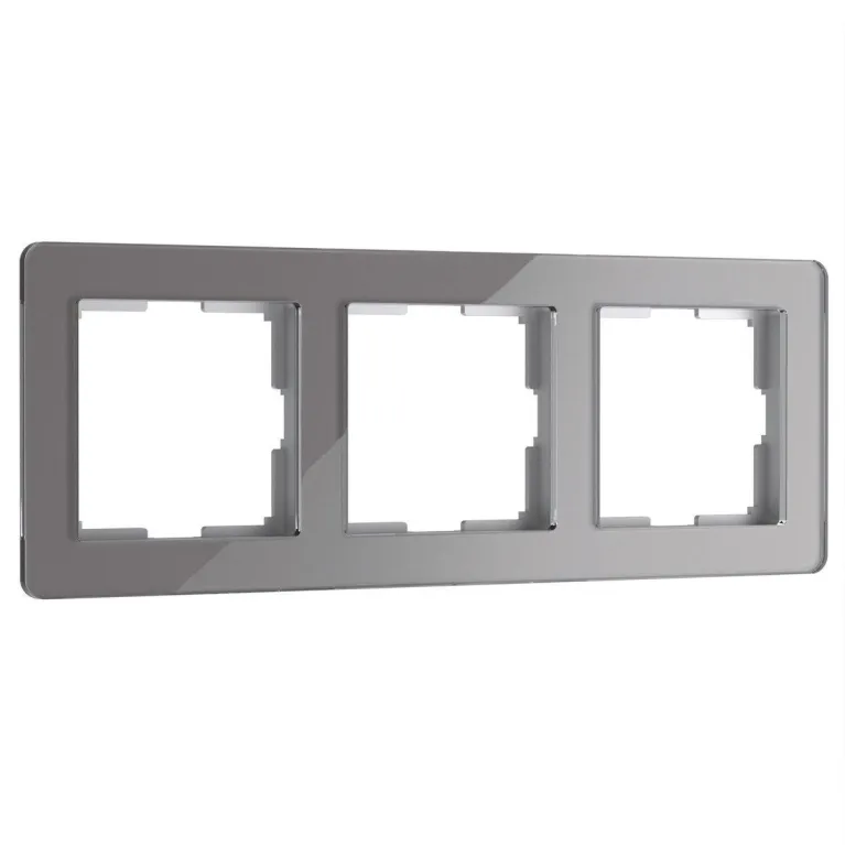 Рамка Werkel Acrylic на 3 поста графит W0032704 4690389184895 в Нижнем Новгороде