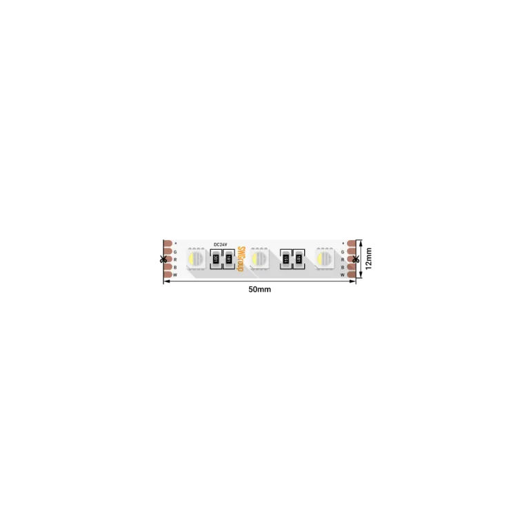 Светодиодная лента SWG Standard 24В 5050 19,2Вт/м RGB+2700K 5м IP20 SWG560-24-19.2-RGB+WW-M 018658 в Нижнем Новгороде