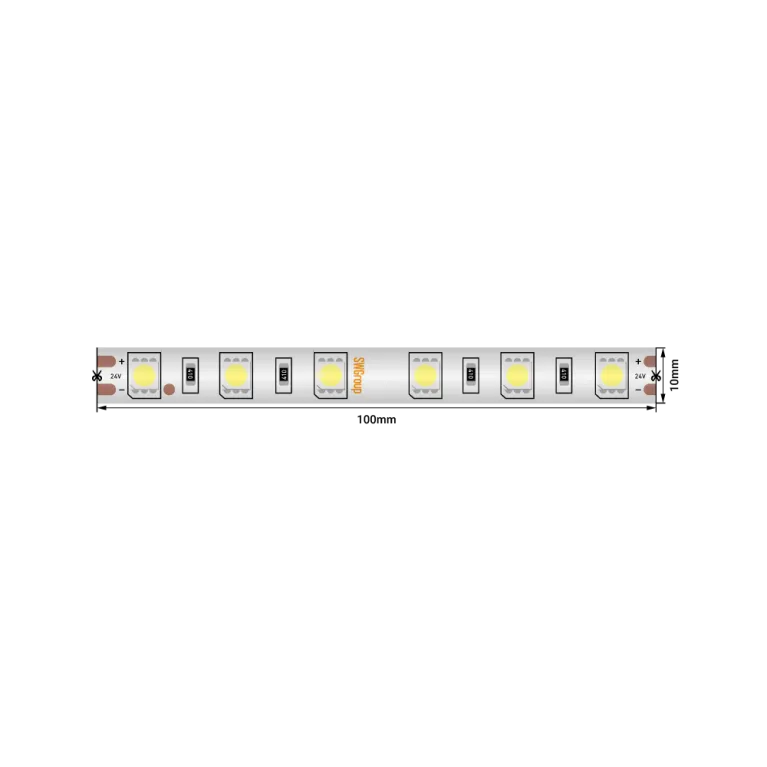 Светодиодная лента SWG Standard 24В 5050 14,4Вт/м 6000-6500K 5м IP65 SWG560-24-14.4-W-68-M 021280 в Нижнем Новгороде