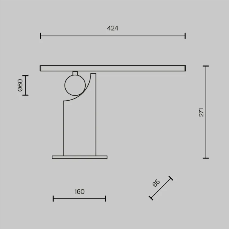 Настольная лампа Maytoni Monumento MOD467TL-L9B3K в Нижнем Новгороде