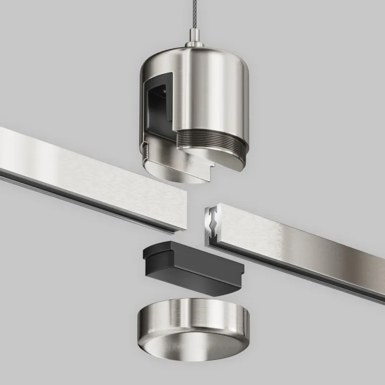 Подвес тросовый с прямым коннектором питания Maytoni Flarity TRA157SW-IPC1-PT в Нижнем Новгороде