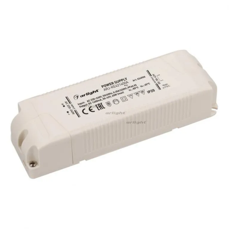 Блок питания Arlight ARJ-KE421400A (60W, 1400mA, PFC) 024900 в Нижнем Новгороде