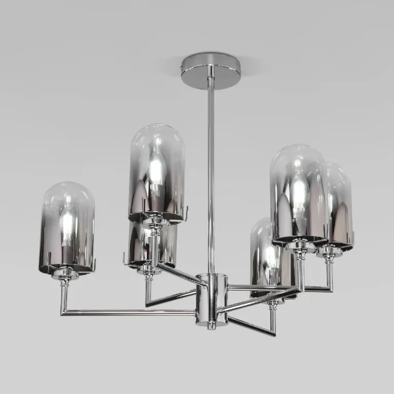 Люстра на штанге Eurosvet Pluto 60156/6 хром a065043 в Нижнем Новгороде