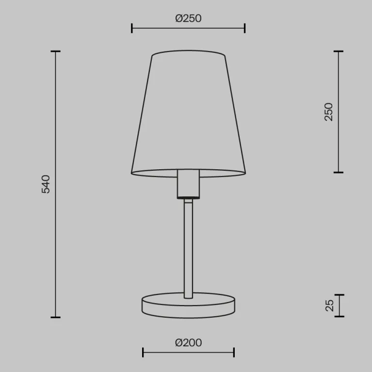 Настольная лампа Maytoni Lira MOD483TL-01BS в Нижнем Новгороде