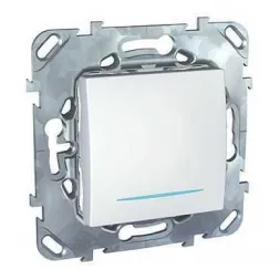 Переключатель одноклавишный с подсветкой Schneider Electric Unica MGU5.203.18NZD