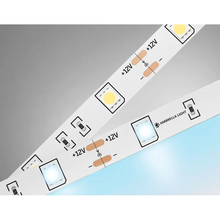 Светодиодная лента Ambrella Light LED Strip 12В 5050 7,2Вт/м 6500K 5м IP20 GS1803 в Нижнем Новгороде