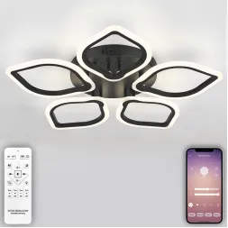 Потолочная люстра Natali Kovaltseva Real LED LAMPS 81200 BLACK