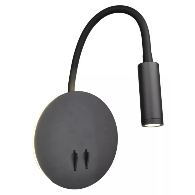 Гибкое бра Elvan NLS-6328-3W+6W-WW-Bk в Нижнем Новгороде