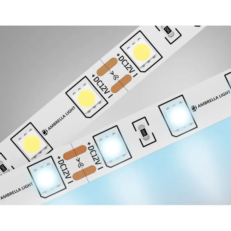 Светодиодная лента Ambrella Light LED Strip 12В 5050 14,4Вт/м 6500K 5м IP20 GS2003 в Нижнем Новгороде