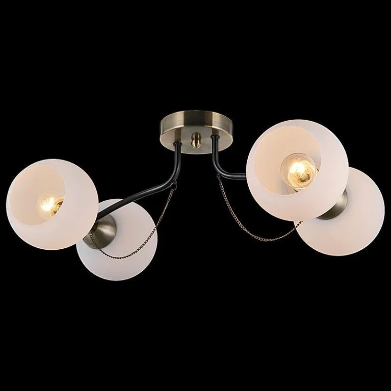 Потолочная люстра Illumico IL0035-4CSQ-79 BK AB в Нижнем Новгороде
