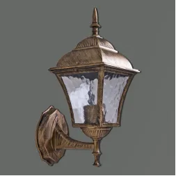 Уличный настенный светильник Reluce 08243-0.2-001W BKG