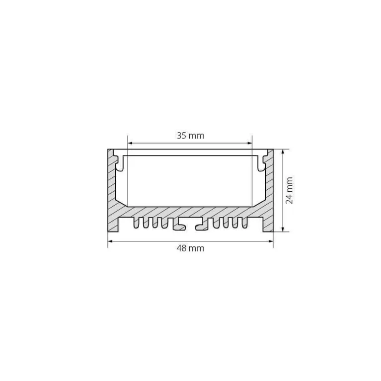 Профиль Arlight ARH-LINE-2448-2000 ANOD 018684 в Нижнем Новгороде