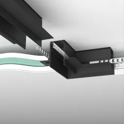 Коннектор угловой для встраиваемого шинопровода Elektrostandard Slim Magnetic 4690389206726 85214/00