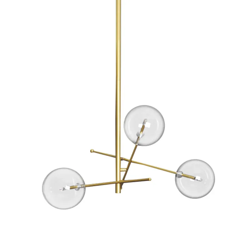 Люстра на штанге Delight Collection Globe Mobile 9307P-3A gold в Нижнем Новгороде