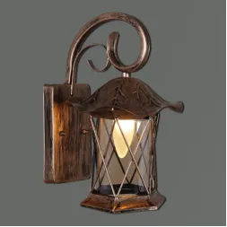 Уличный настенный светильник Reluce 08281-9.2-001U BKG