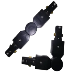Коннектор поворотный две фазы Elvan 00000013423 Kon-R-BK-2Line