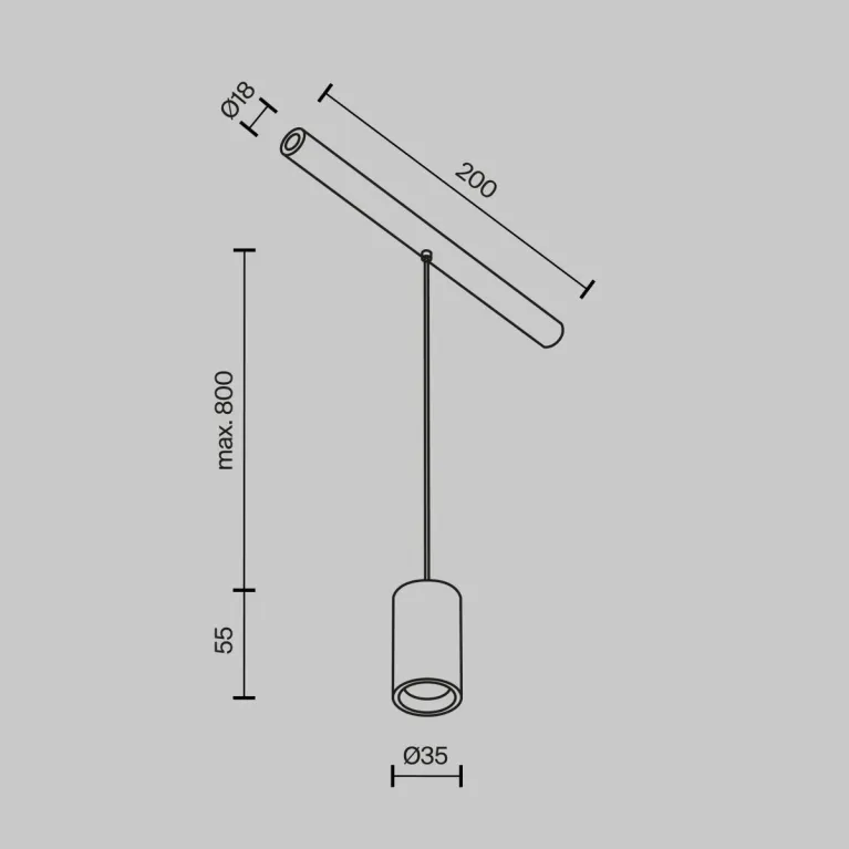 Трековый светильник Maytoni Focus LED C105PL-3W3-6K-BS в Нижнем Новгороде