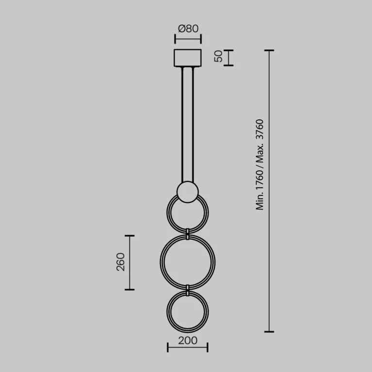 Подвесной светильник Maytoni Link MOD357PL-L20BS3K в Нижнем Новгороде