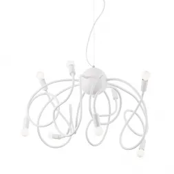 Подвесная люстра Ideal Lux Multiflex SP8 Bianco