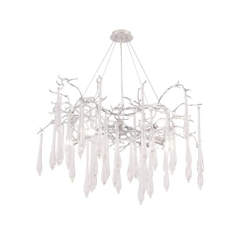 Подвесная люстра Crystal Lux REINA SP8 D1000 SILVER PATINA в Нижнем Новгороде