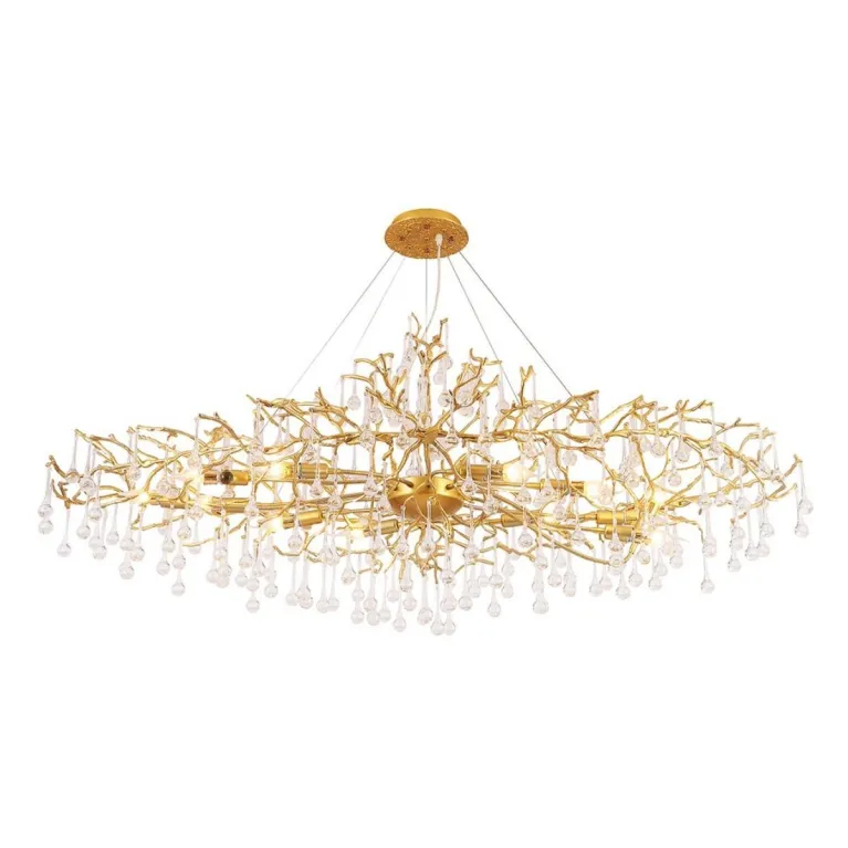 Подвесная люстра Crystal Lux REINA V2 SP16 L1500 GOLD PEARL в Нижнем Новгороде