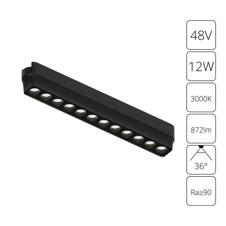 Трековый магнитный светильник Arte Lamp Rapid A1154PL-1BK в Нижнем Новгороде