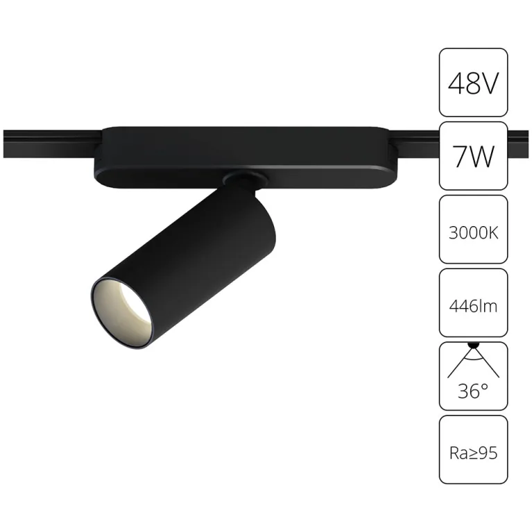 Трековый магнитный светильник Arte Lamp Rapid A1156PL-1BK в Нижнем Новгороде