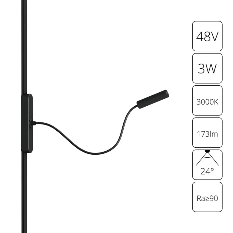 Трековый магнитный светильник Arte Lamp Rapid A1162PL-1BK в Нижнем Новгороде