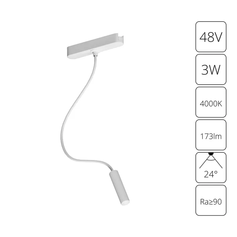 Трековый магнитный светильник Arte Lamp Rapid A6162PL-1WH в Нижнем Новгороде
