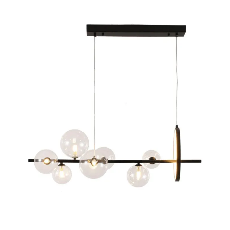 Подвесная люстра Delight Collection Art Deco Bubble KG1233P-7 black/clear в Нижнем Новгороде