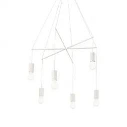 Подвесная люстра Ideal Lux Pop SP6 Bianco