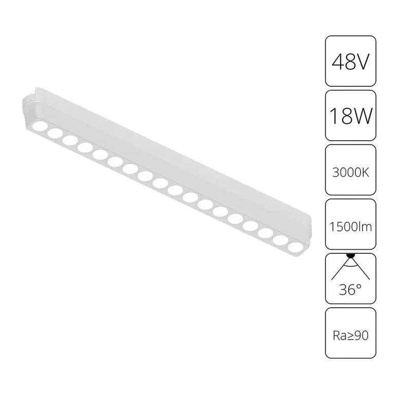 Трековый магнитный светильник Arte Lamp Rapid A1169PL-1WH в Нижнем Новгороде