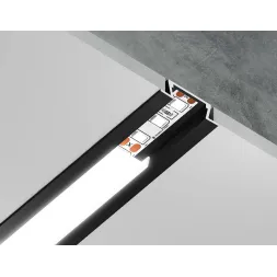 Алюминиевый встраиваемый профиль Ambrella Light Alum Profile GP1001BK