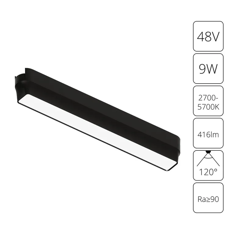 Трековый магнитный светильник Arte Lamp Rapid A2953PL-1BK в Нижнем Новгороде