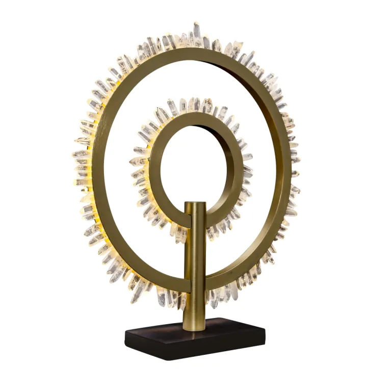 Настольная лампа Delight Collection Quartz Halo MT20020154-2A satin gold в Нижнем Новгороде