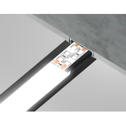 Алюминиевый встраиваемый профиль Ambrella Light Alum Profile GP1100BK