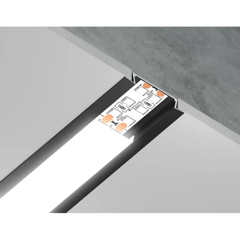 Алюминиевый встраиваемый профиль Ambrella Light Alum Profile GP1100BK в Нижнем Новгороде
