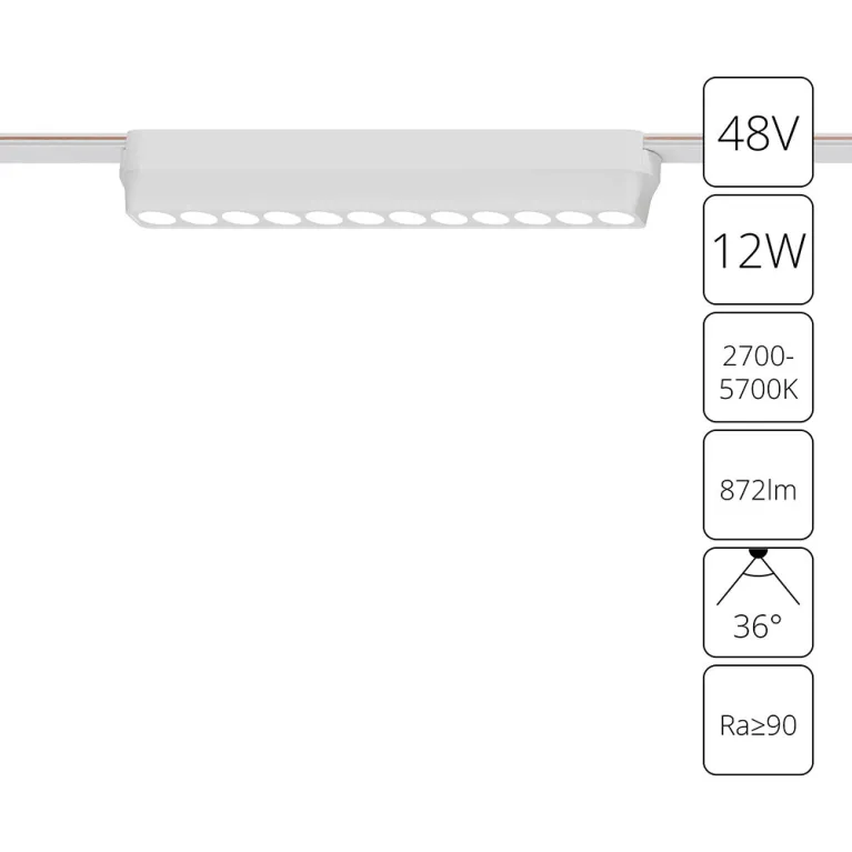 Трековый магнитный светильник Arte Lamp Rapid A2954PL-1WH в Нижнем Новгороде