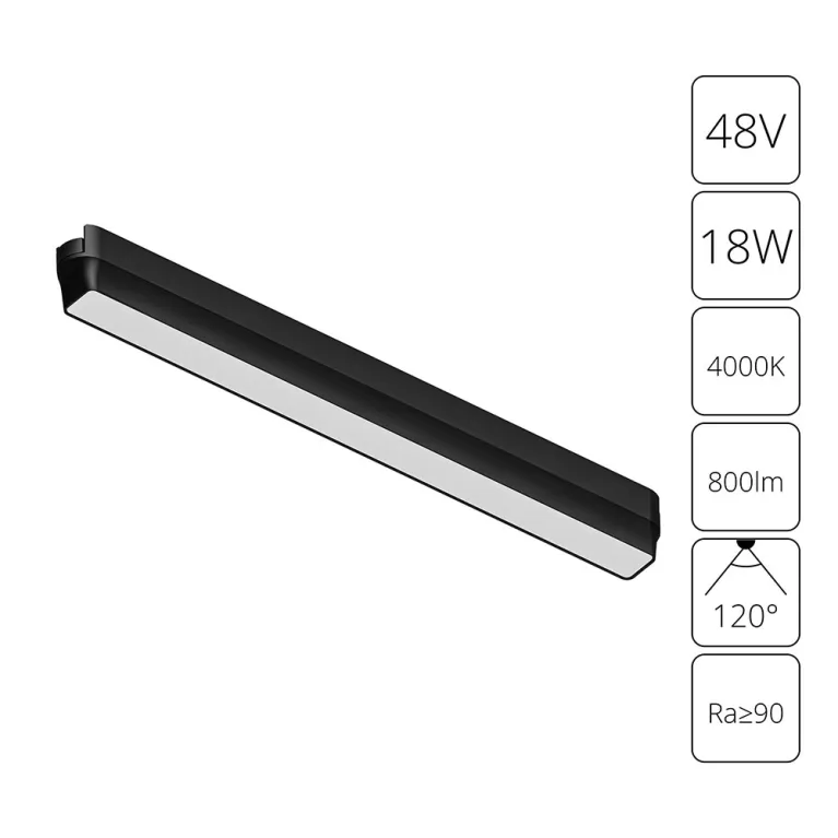 Трековый магнитный светильник Arte Lamp Rapid A6168PL-1BK в Нижнем Новгороде