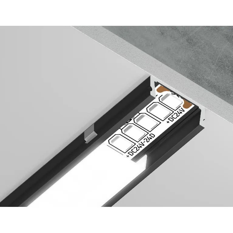 Алюминиевый накладной профиль Ambrella Light Alum Profile GP1700BK в Нижнем Новгороде