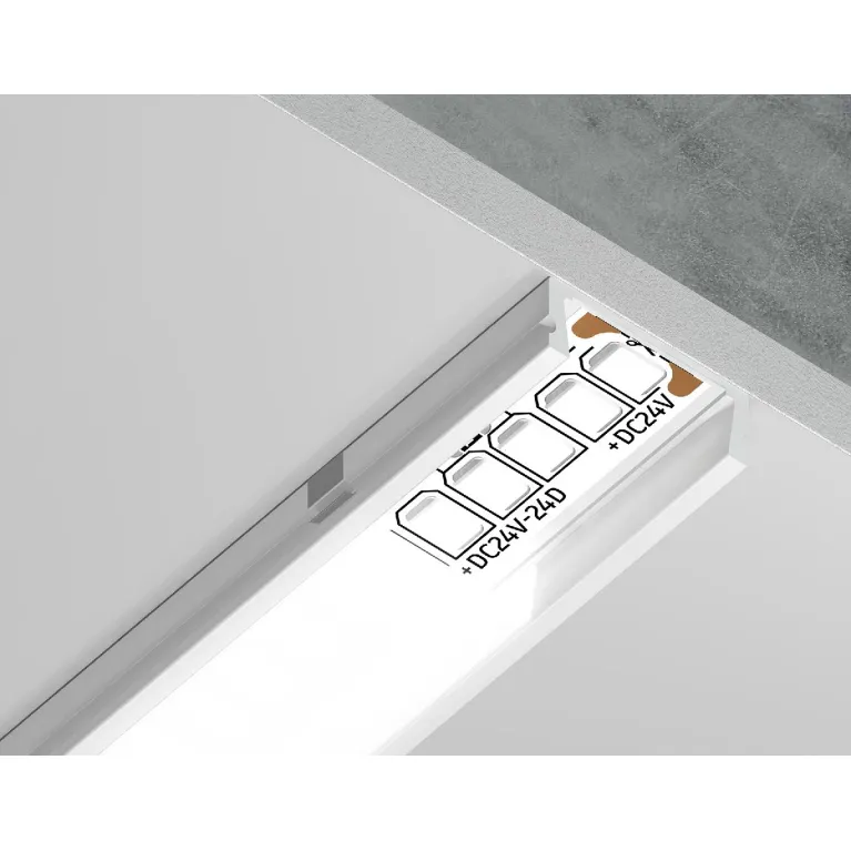 Алюминиевый накладной профиль Ambrella Light Alum Profile GP1700WH в Нижнем Новгороде