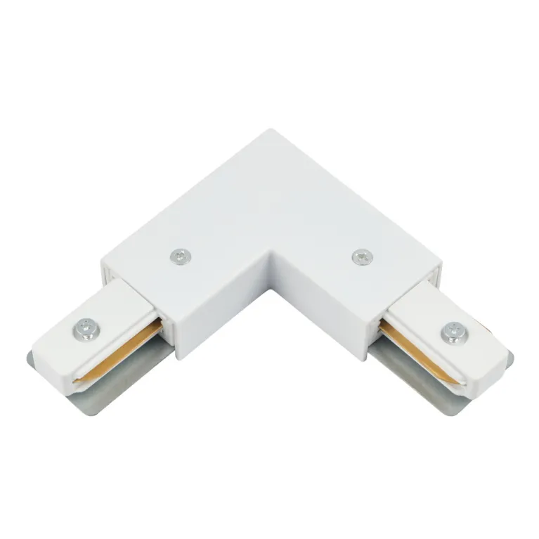 Коннектор угловой с вводом питания для однофазного шинопровода Myfar Accessories MT0101-CLP-W в Нижнем Новгороде